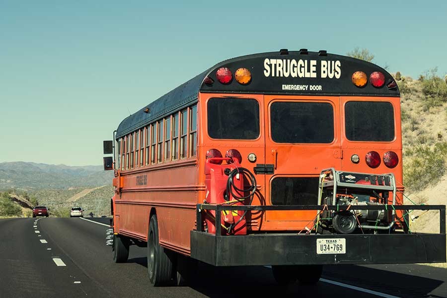 Dealing with Resistance and Jumping Off the Struggle Bus